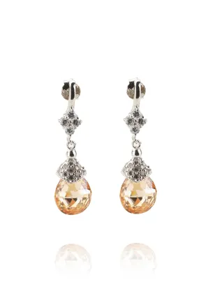 Elise Champagne Drop Earrings