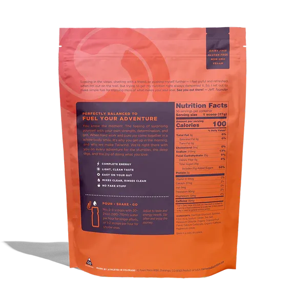 Endurance Fuel - Caffinated Drink Mix (50 Serving Bag)