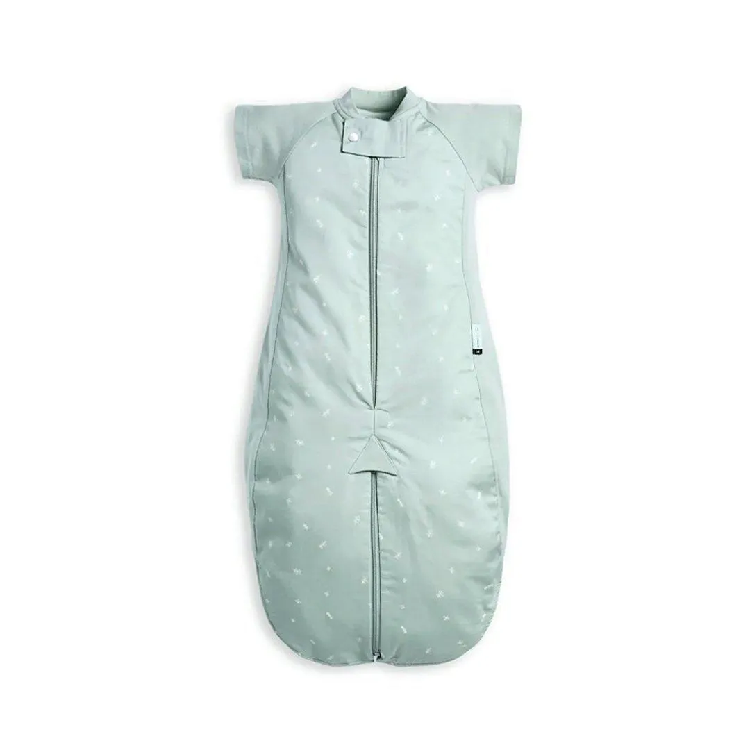 ergoPouch Organic All Year Short Sleeved 2 in 1 Sleeping Suit Bag - Sage - 1.0 TOG