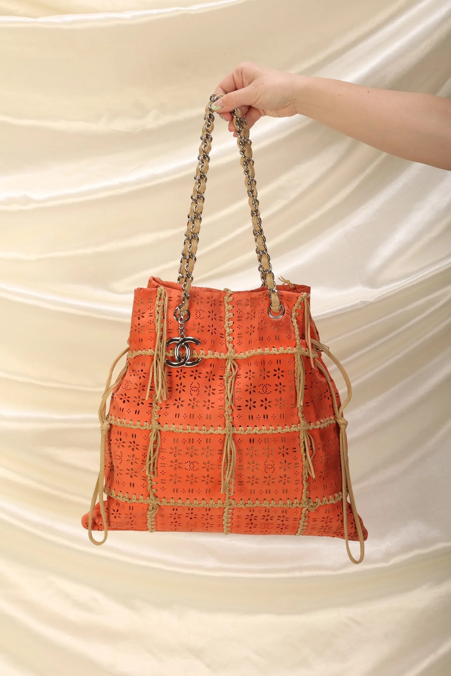 Extremely Rare CL Suede Fringe Tote