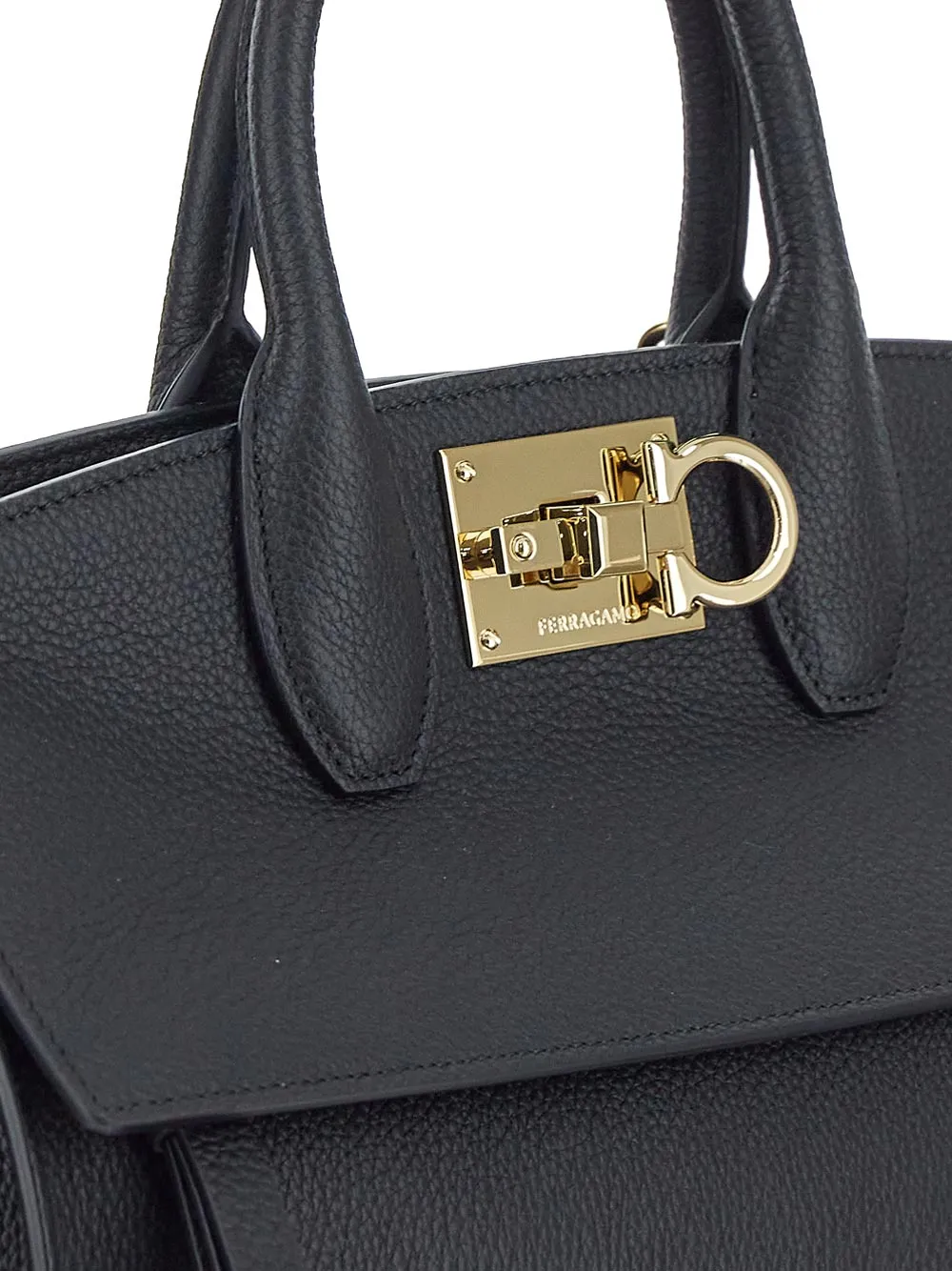 FERRAGAMO Women Top Handle Bag BLACK