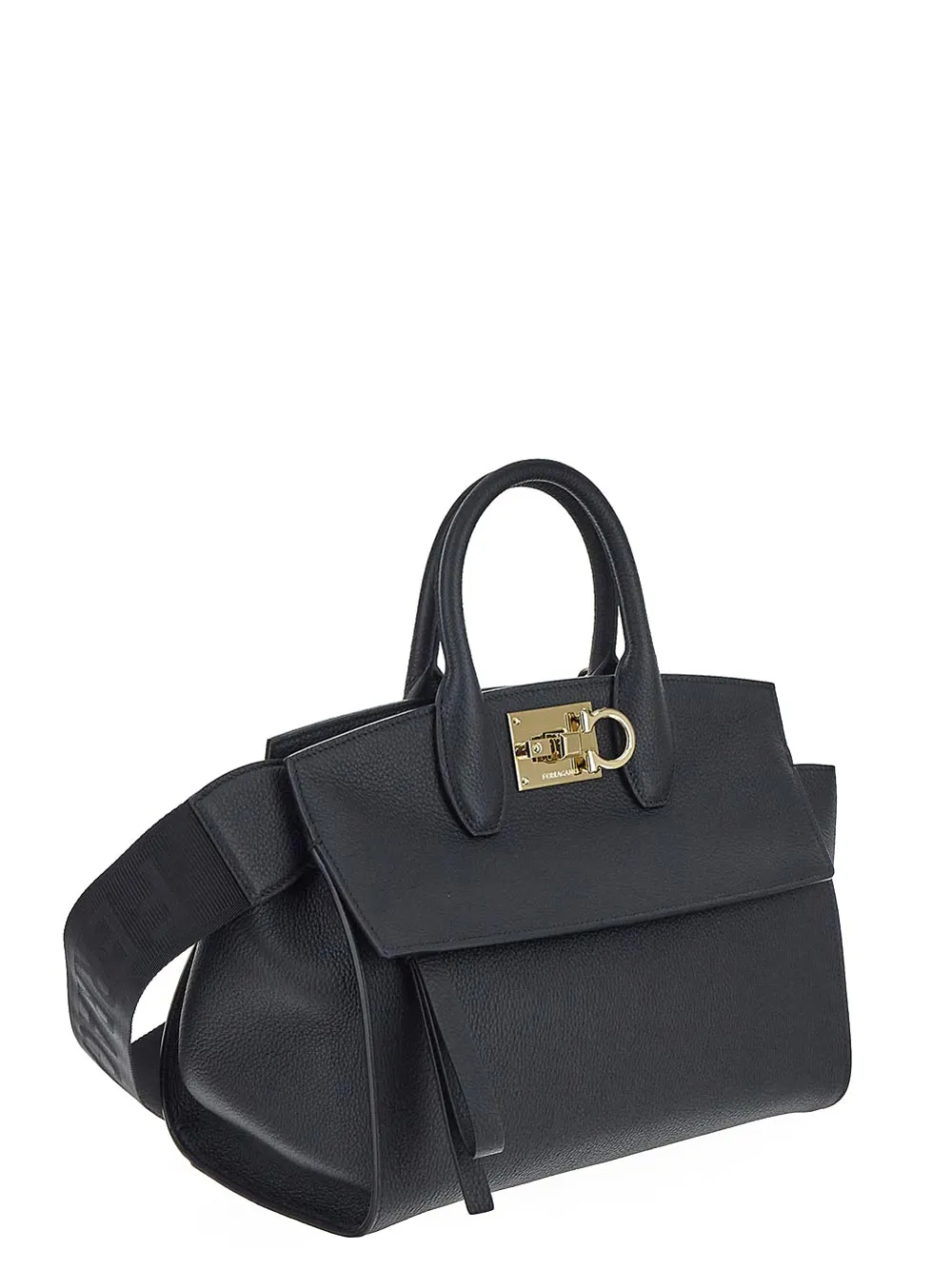 FERRAGAMO Women Top Handle Bag BLACK