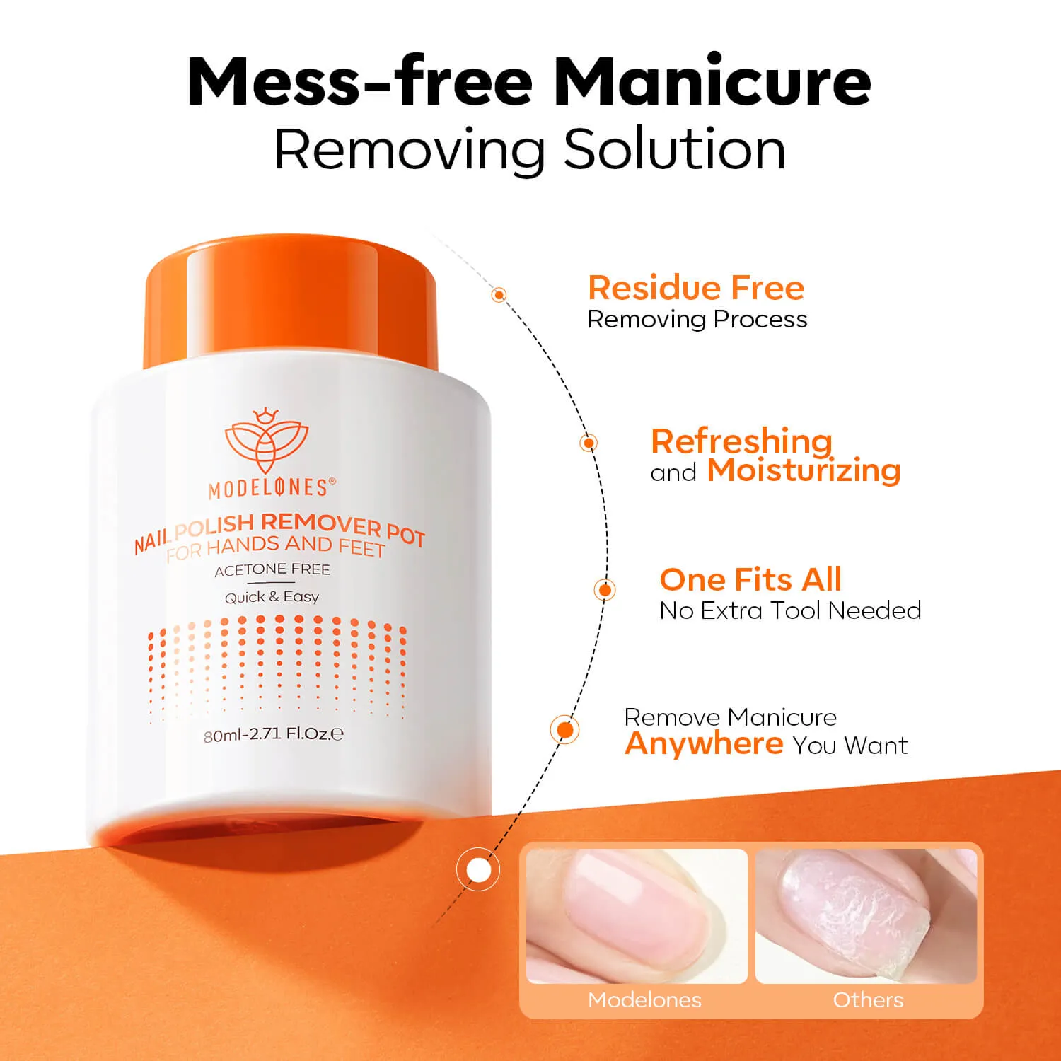 Free Acetone-Free Polish Removing Pot 80ml