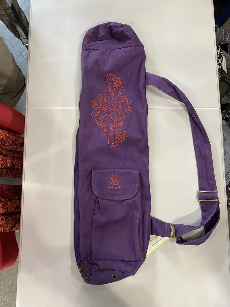 Gaiam canvas yoga mat bag