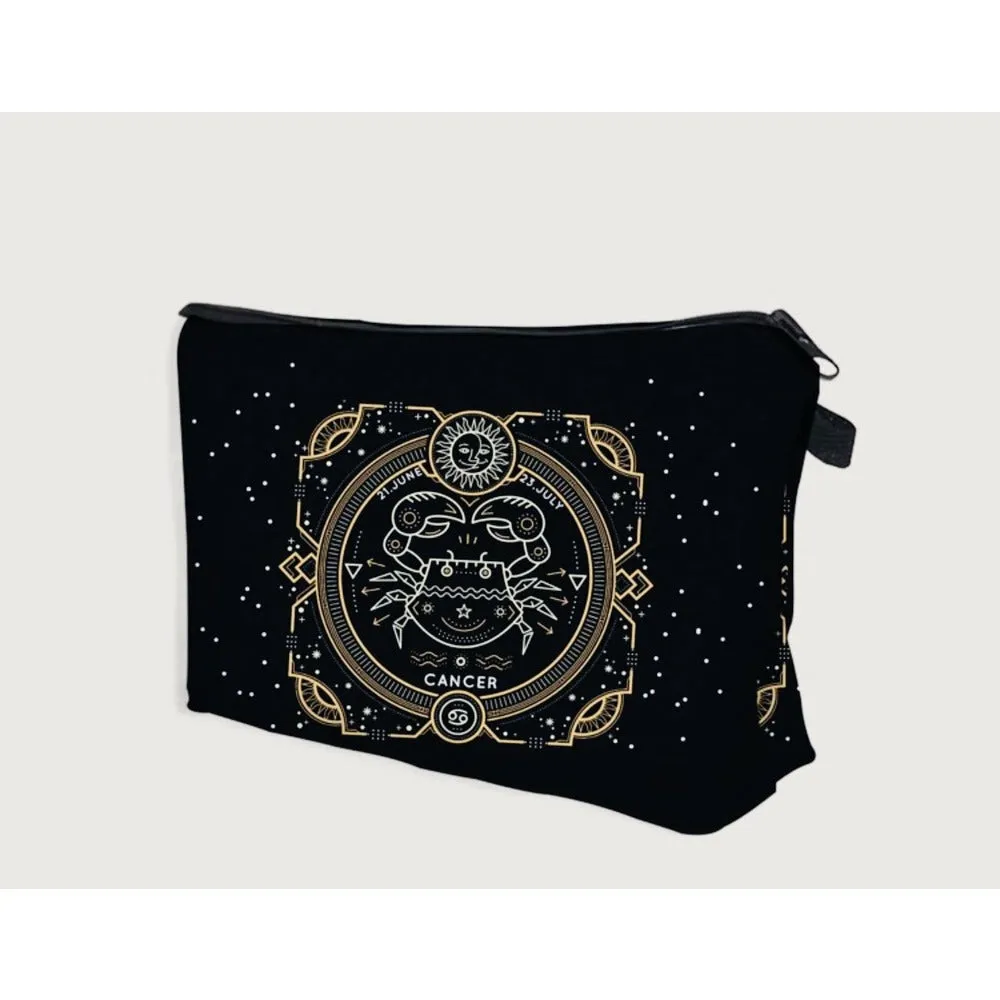 Galaxy Zodiac Jewelry / Makeup Bag / Purse