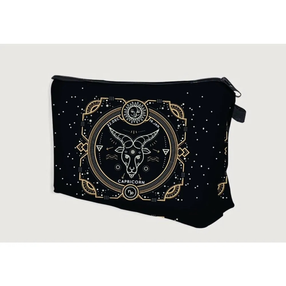 Galaxy Zodiac Jewelry / Makeup Bag / Purse