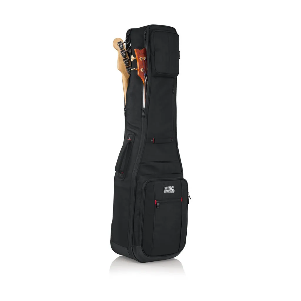 Gator - Pro Go Dual Bass Guitar Gig Bag - Black