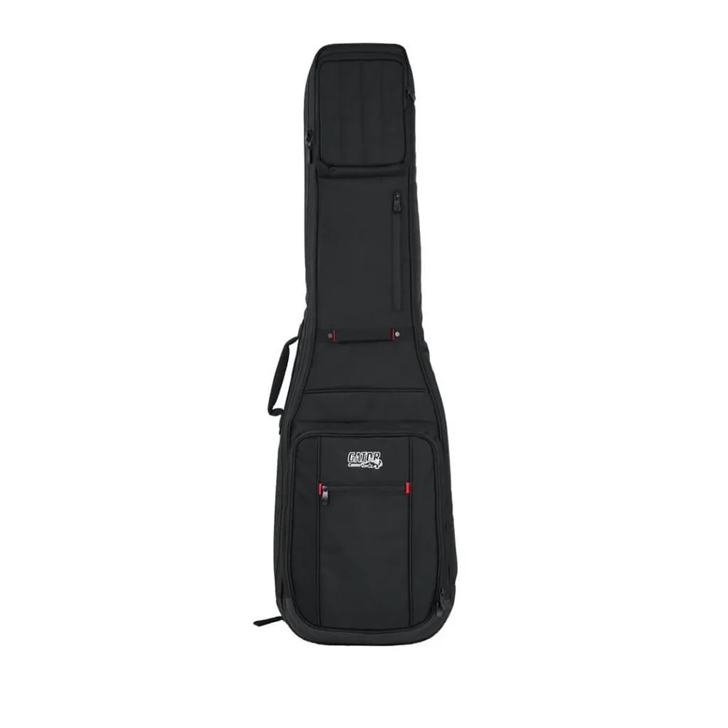 Gator - Pro Go Dual Bass Guitar Gig Bag - Black