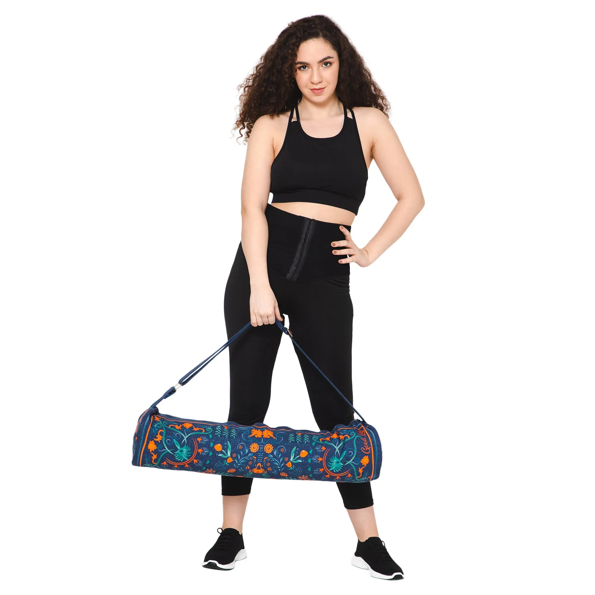 Good Life Yoga Mat Bag - Cobalt Orange