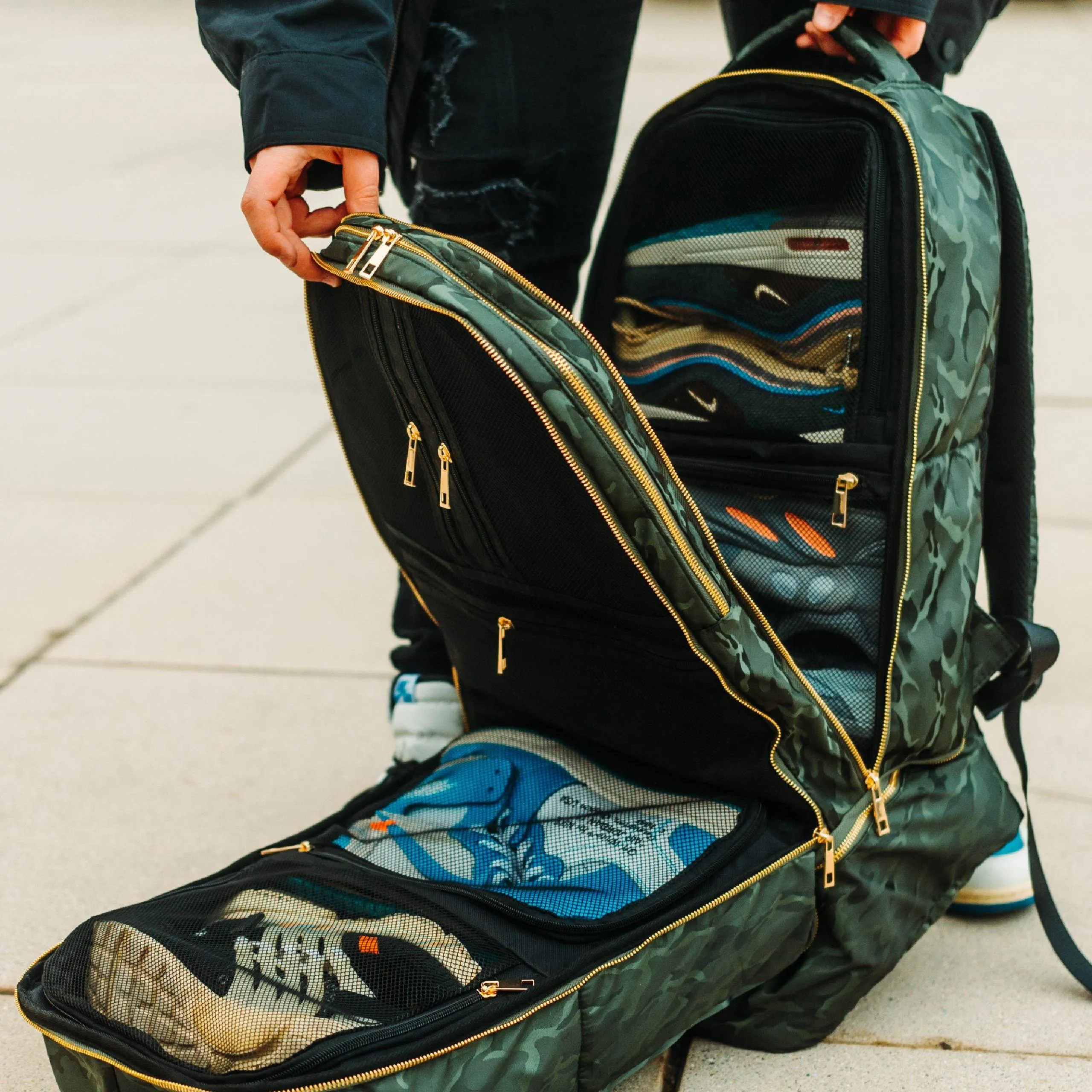 Green Camo Carryon Design (HOLIDAY SALE)