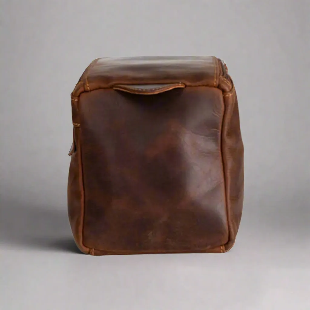 Greenwood Leather Darwin Travel Wash Bag