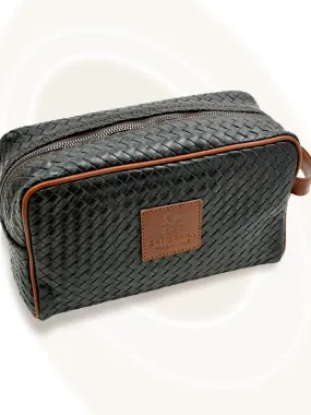 Hand-Woven Leather Necessaire