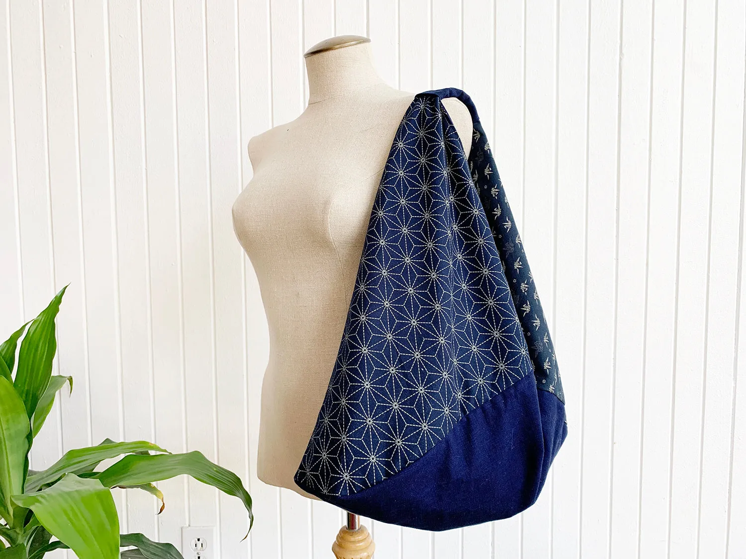 *Handmade* Origami bag | Market bag | Asanoha x Origami