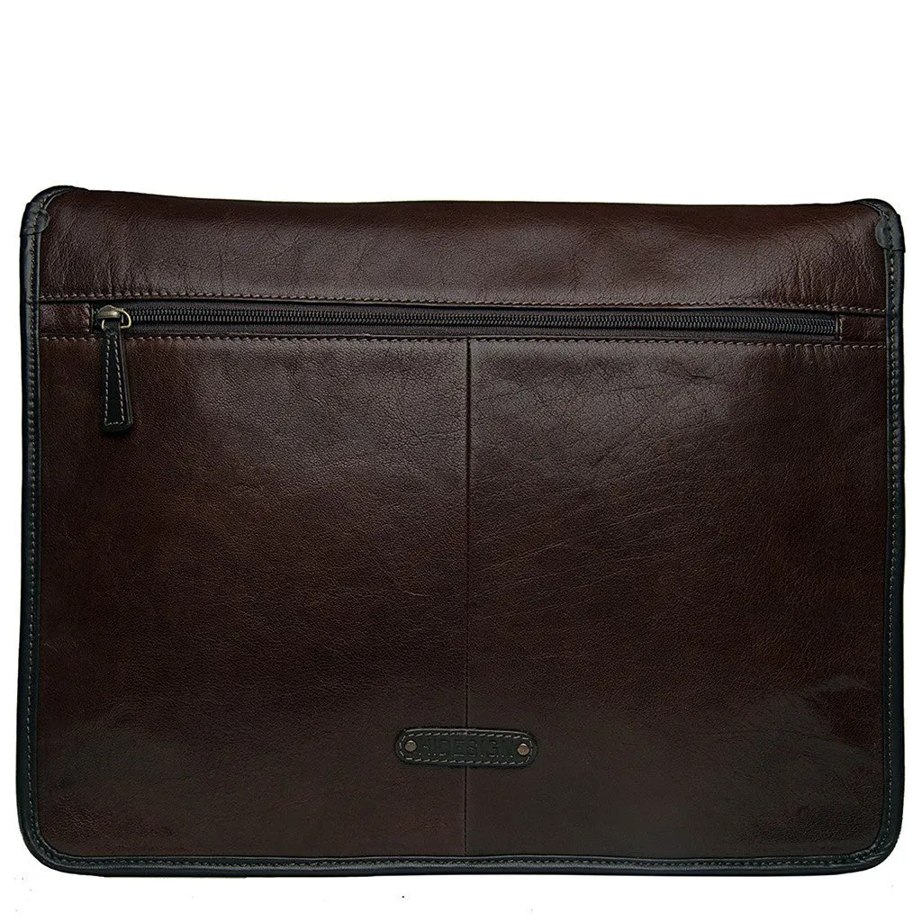 Harrison Buffalo Leather Laptop Messenger