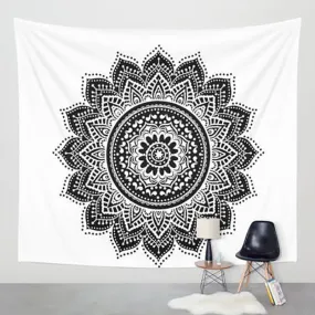 Home TapestryTapestry Printed Bohemia Tapestry Wall Hanging Wall Decoration Hippie Tapestry Beach Towel Yoga Mat