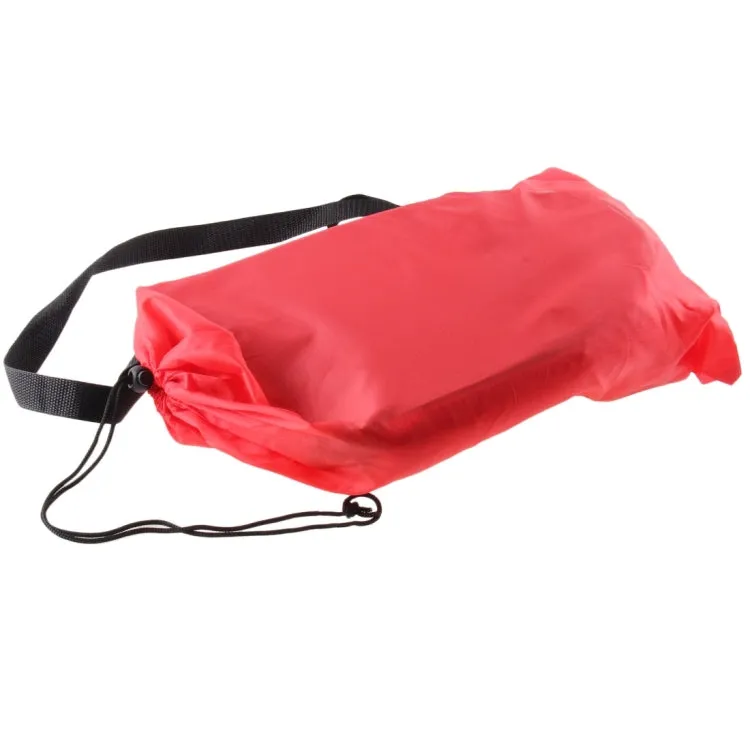 Inflatable Lounger for Camping, Fishing, and Beach, Air Bag Sofa, 72.8 x 29.5 x 19.7 inches (Red)