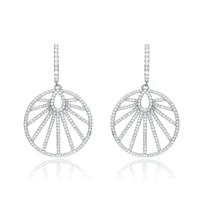 Juliette Circle Drop Earrings