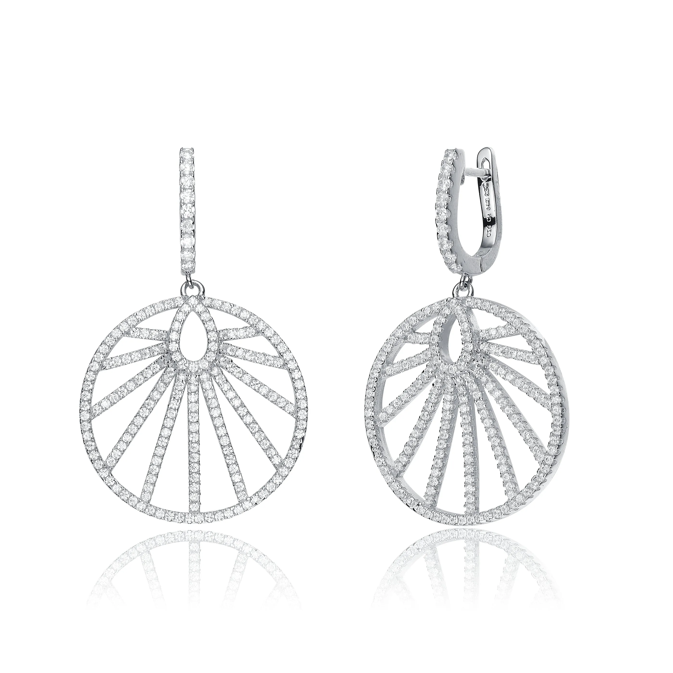 Juliette Circle Drop Earrings