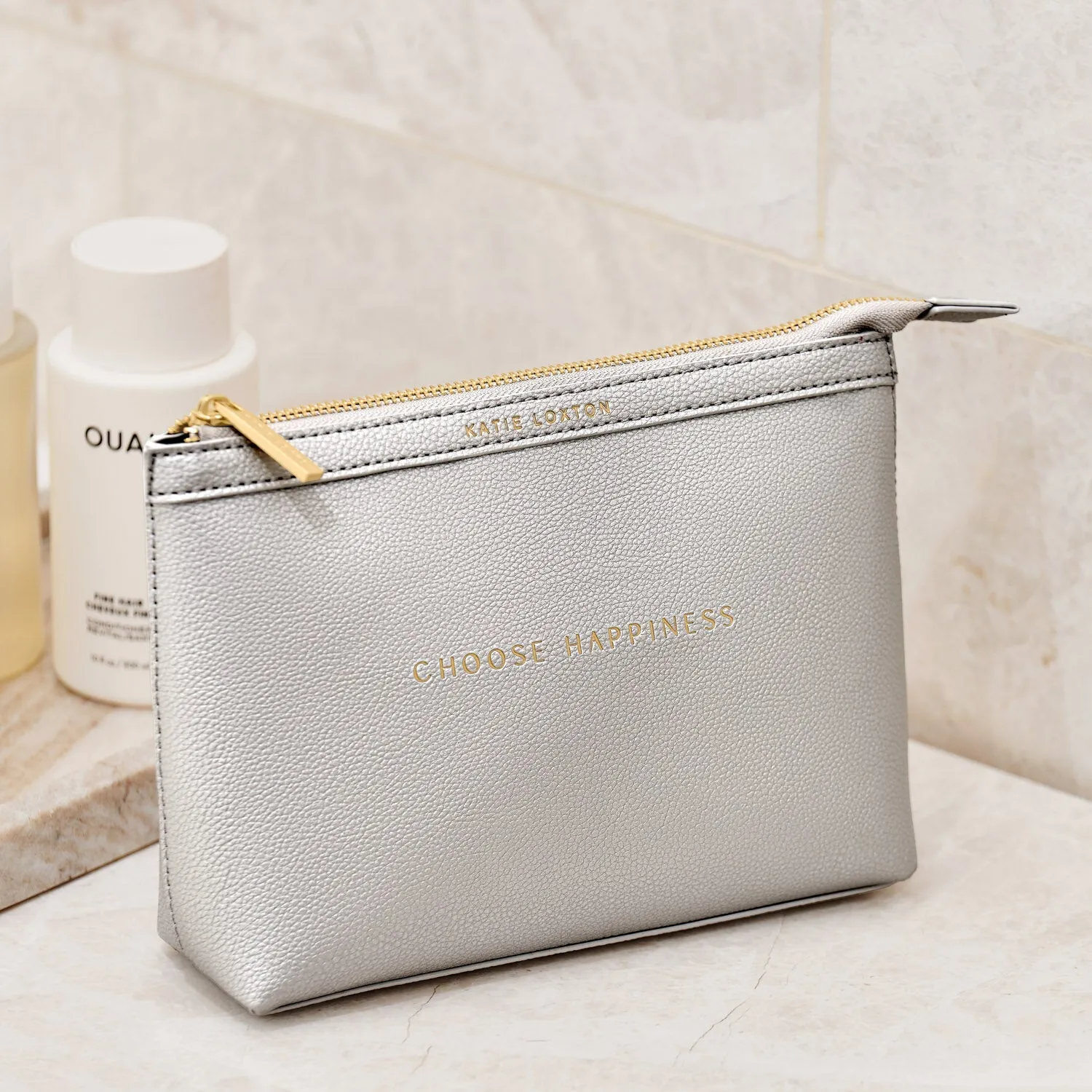 Katie Loxton Sentiment "Choose Happiness" Make Up Bag KLB3762