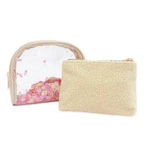 Keep Cozy Two In One Cosmetic Bag Set