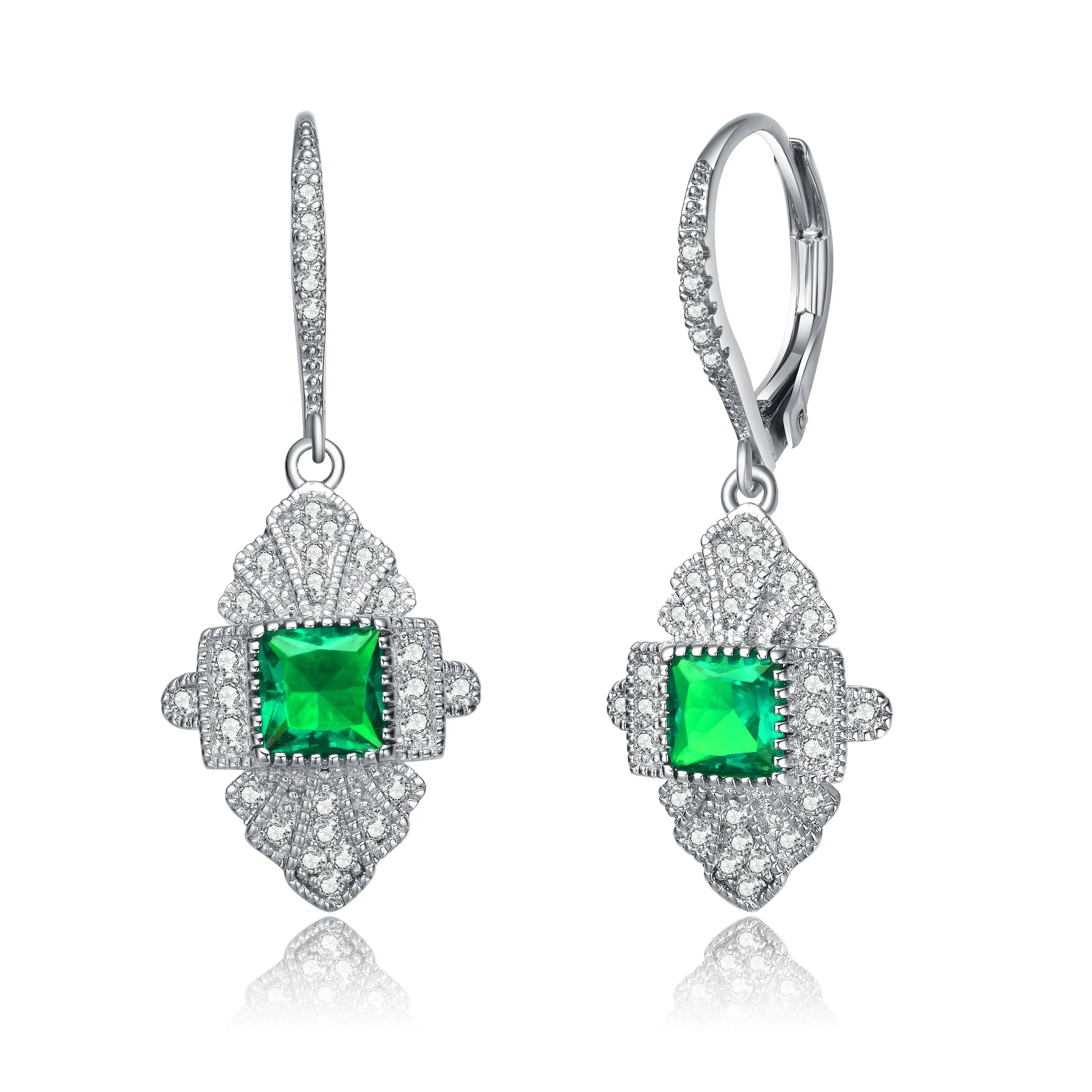 La Scène Pave Drop Earrings