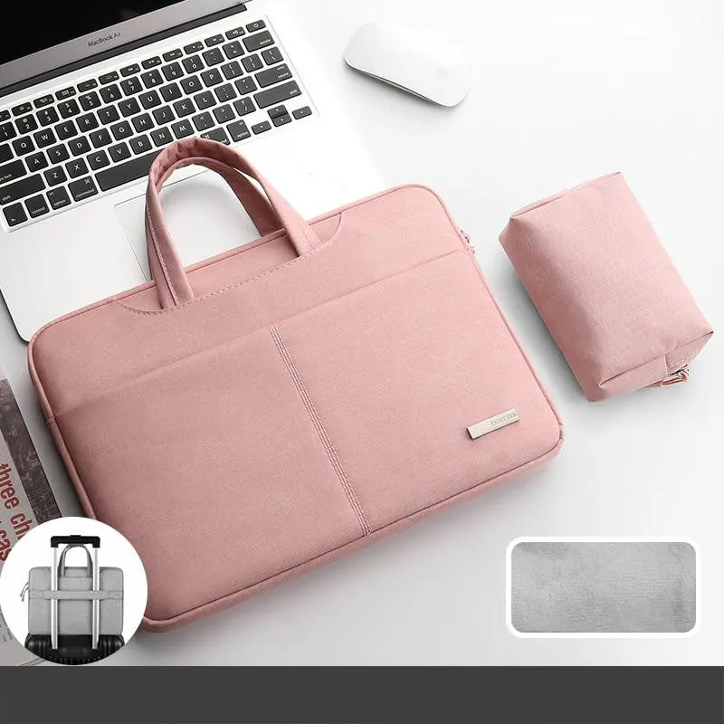 Laptop Sleeve Bag Waterproof Notebook Bag For Macbook Air Pro 13 15 Computer HP Shoulder Handbag