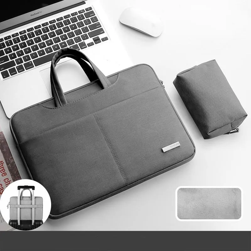 Laptop Sleeve Bag Waterproof Notebook Bag For Macbook Air Pro 13 15 Computer HP Shoulder Handbag