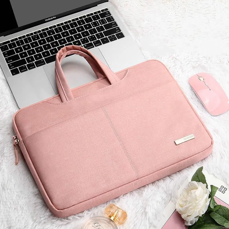 Laptop Sleeve Bag Waterproof Notebook Bag For Macbook Air Pro 13 15 Computer HP Shoulder Handbag