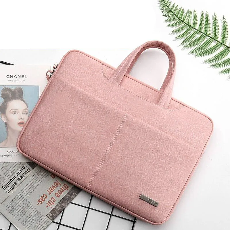 Laptop Sleeve Bag Waterproof Notebook Bag For Macbook Air Pro 13 15 Computer HP Shoulder Handbag