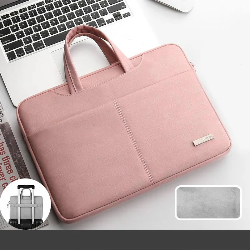 Laptop Sleeve Bag Waterproof Notebook Bag For Macbook Air Pro 13 15 Computer HP Shoulder Handbag