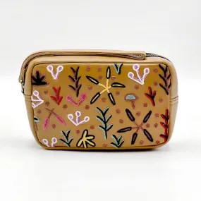 Leather Emb Toiletry Bag featuring art by Betty Pula Morton