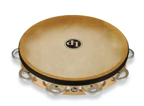 LP Pro 10 Inch Single Row Headed Tambourine - Aluminum