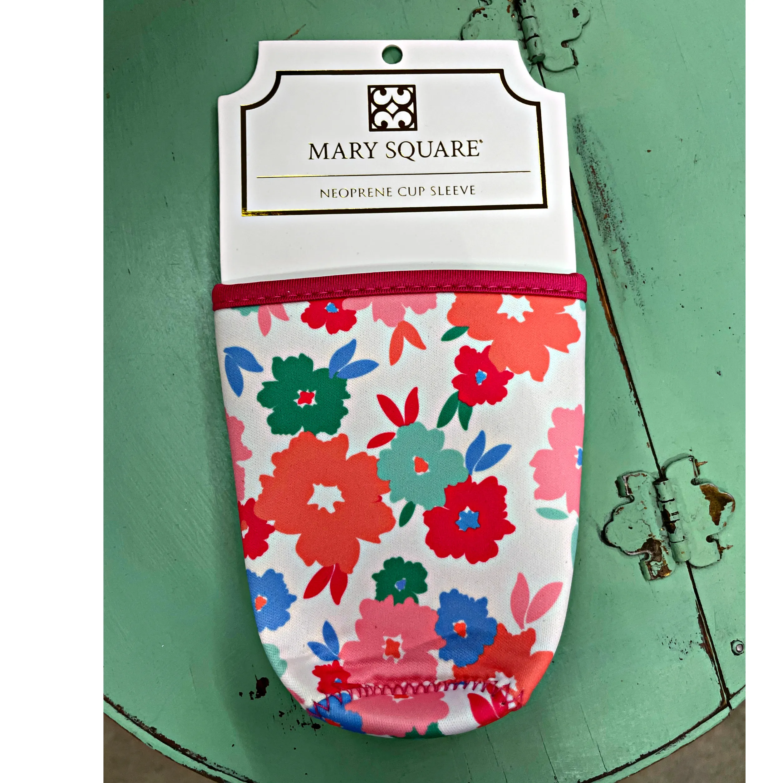 Mary Square Neoprene Cup Sleeve - Medium *Final Sale*