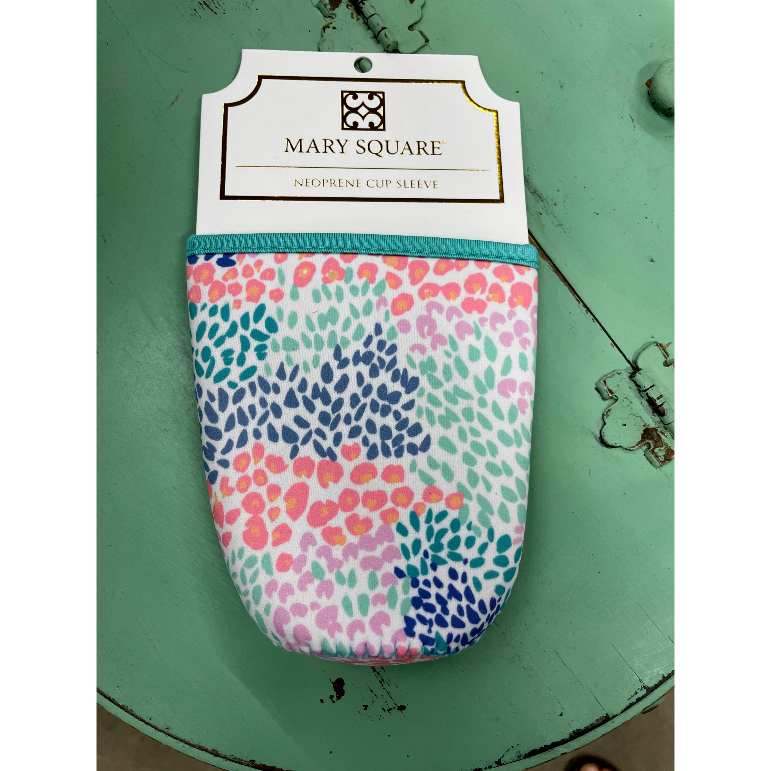 Mary Square Neoprene Cup Sleeve - Medium *Final Sale*