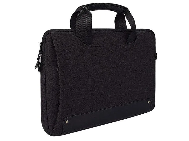 Men's Simple Briefcase Designed Ultra Light Laptop Bag- Black