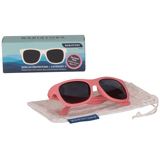 Navigator Eco Sunglasses - Seashell Pink