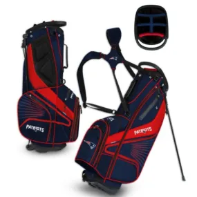 New England Patriots WinCraft "Grid Iron III" 6-Way Stand Golf Bag