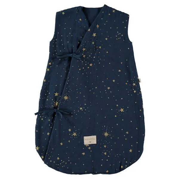 Nobodinoz Dreamy Summer Sleeping Bag - Gold Stella Night Blue