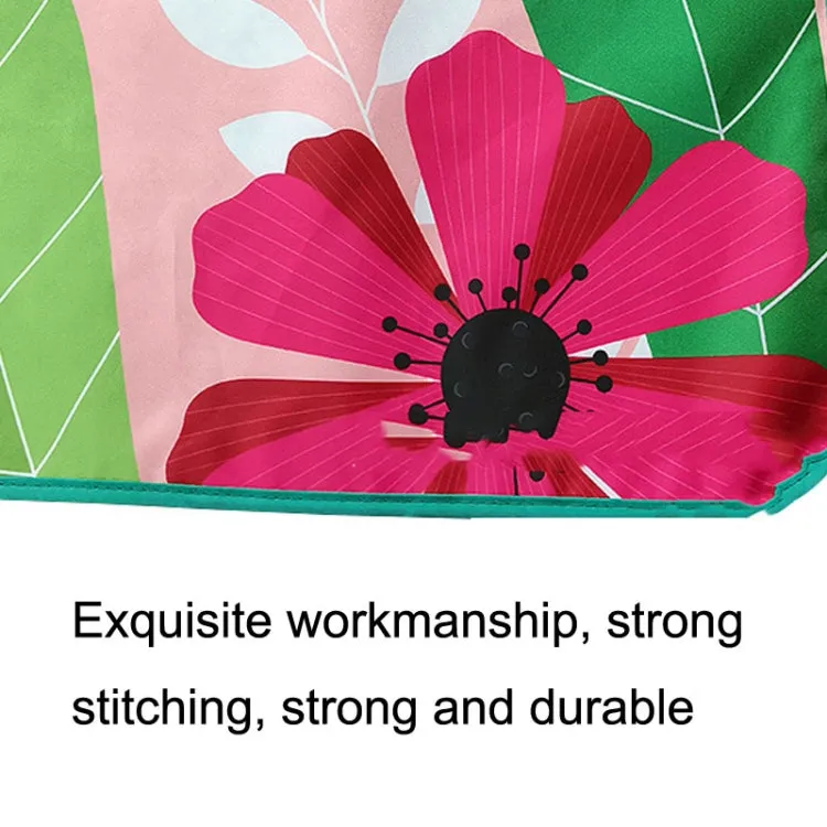 Outdoor Camping Thickened Moisture-proof Pad Portable Waterproof Picnic Cloth(Plant Flower)