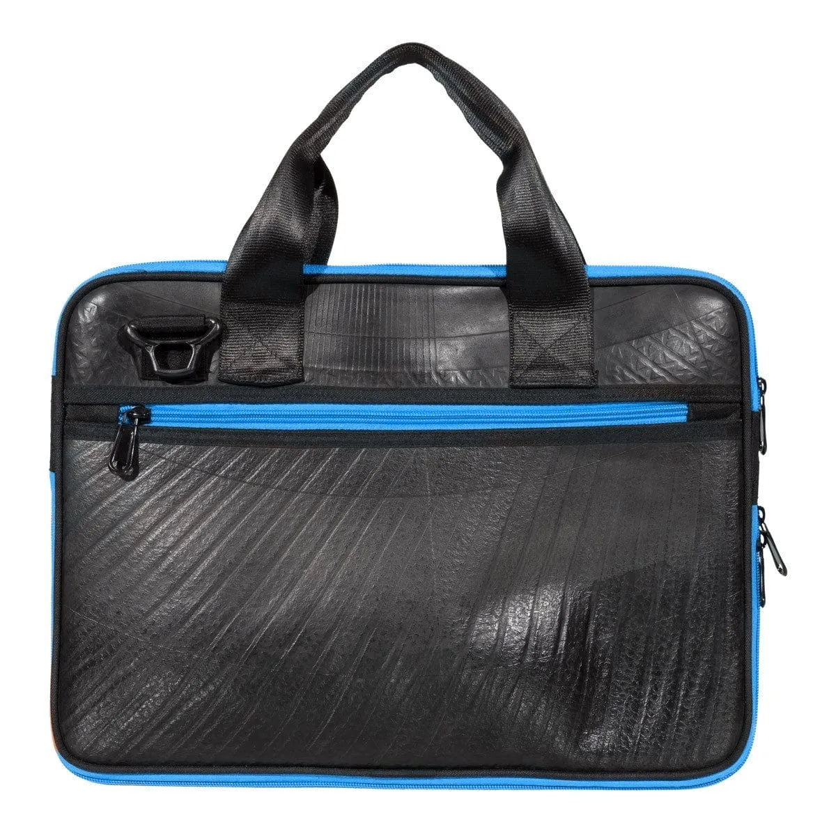 Panther Upcycled Tyre Vegan Laptop Bag | Blue