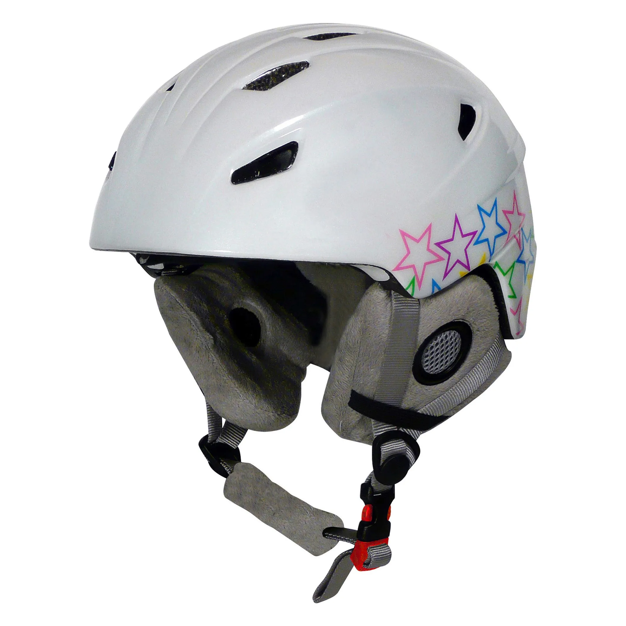 Park Peak Piste - Park Kids Helmet White Stars Multi