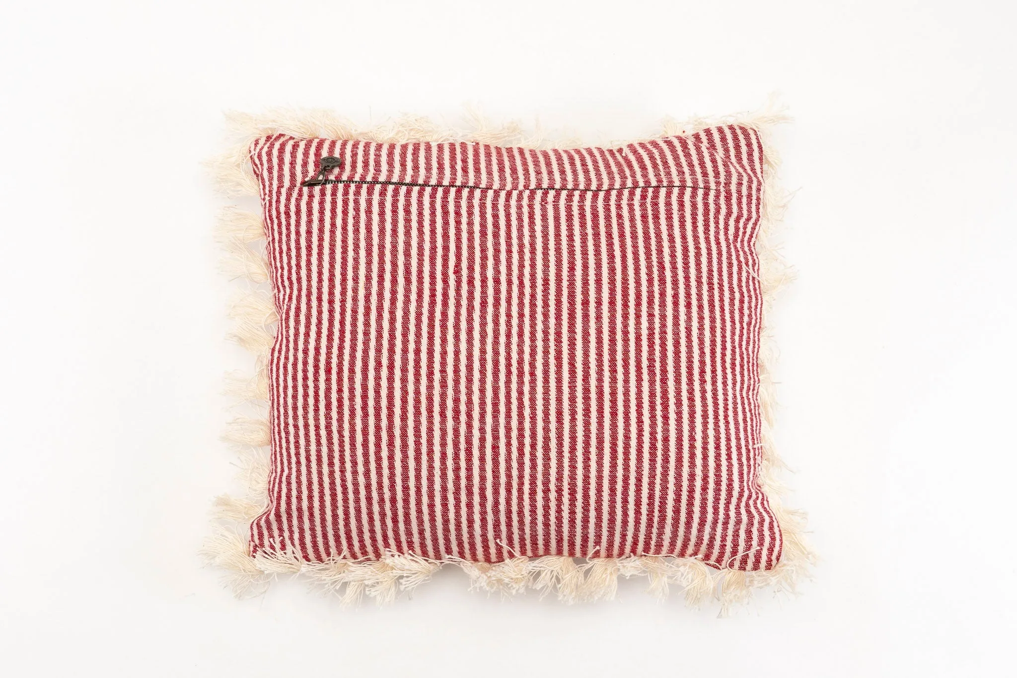 Pillow: Handwoven antique Bulgarian cotton - P236