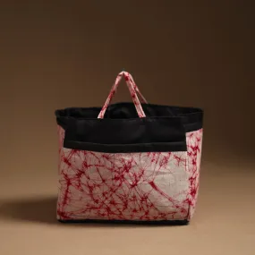 Pink - Handcrafted Cotton Cosmetic/Toiletry Bag 03