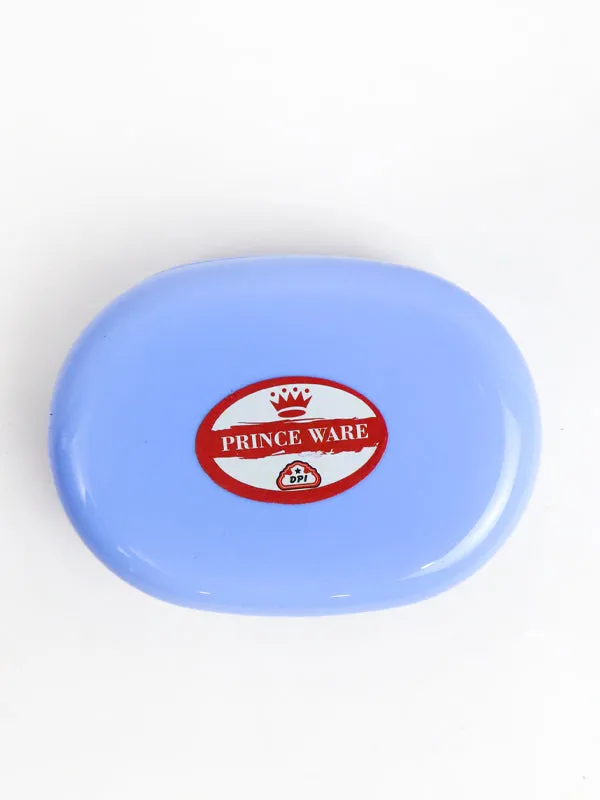 Plastic Soap Case / Soap Box with lid Blue