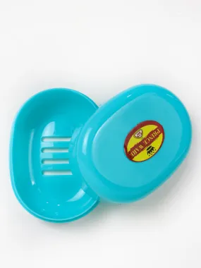 Plastic Soap Case / Soap Box with lid Sea Green