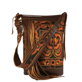 Pranee Leather Artisan Bag, Phoenix Ashland, Sunset