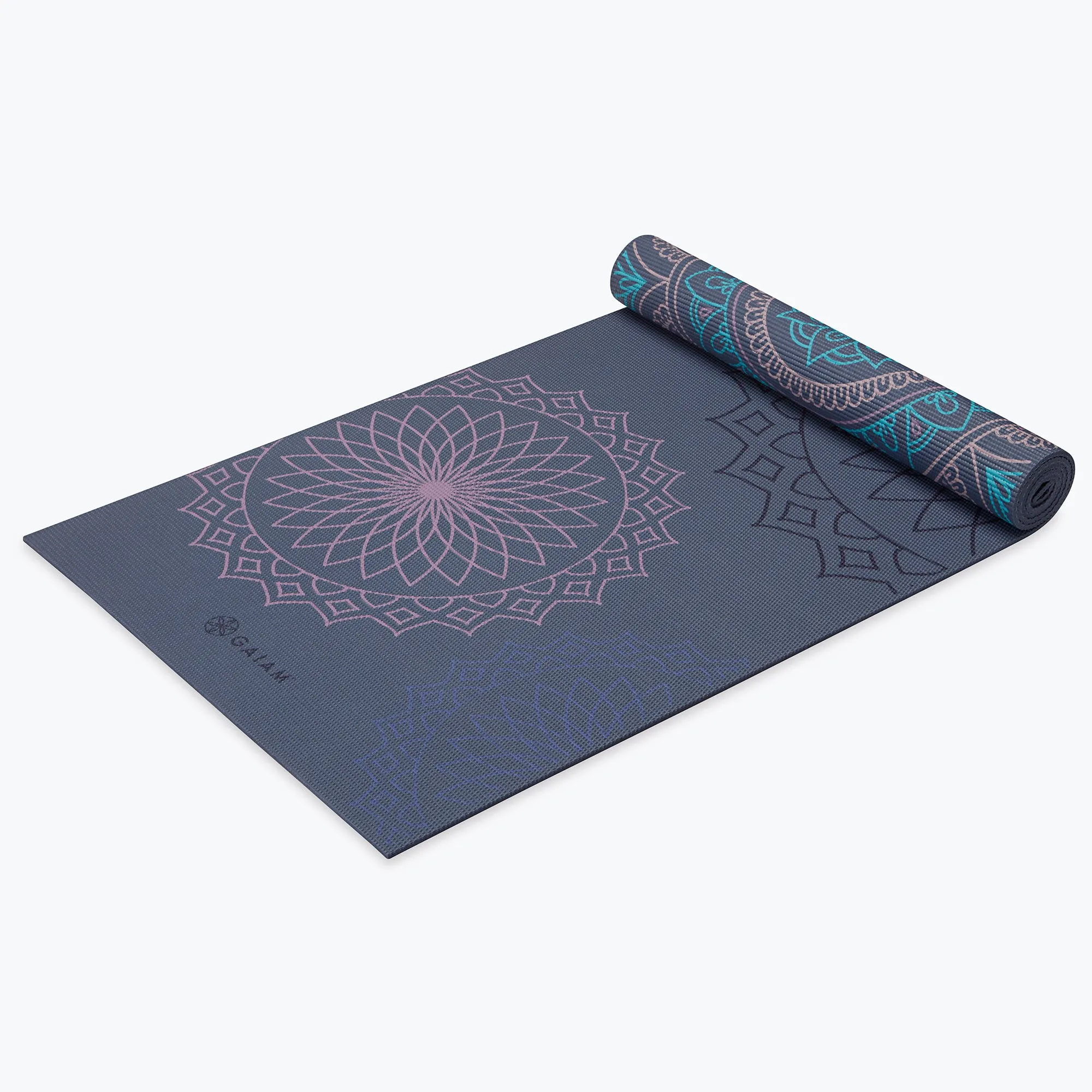 Premium Reversible Purple Illusion Yoga Mat (6mm)