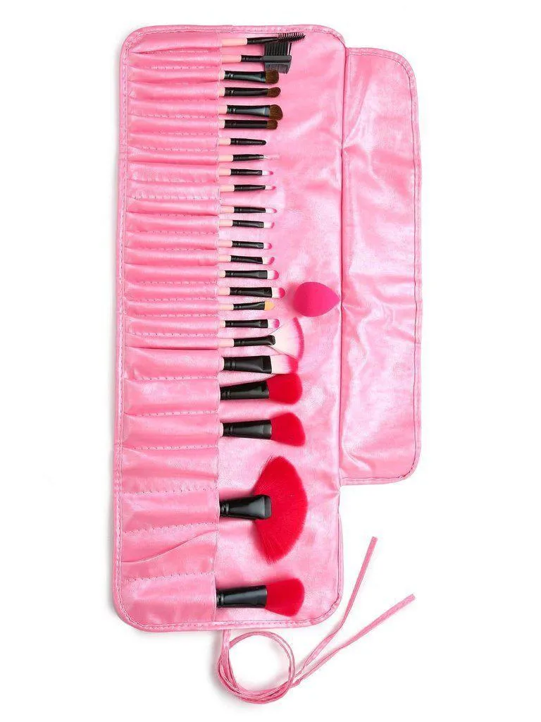 Professional Makeup Brush 24pcs With PU Bag