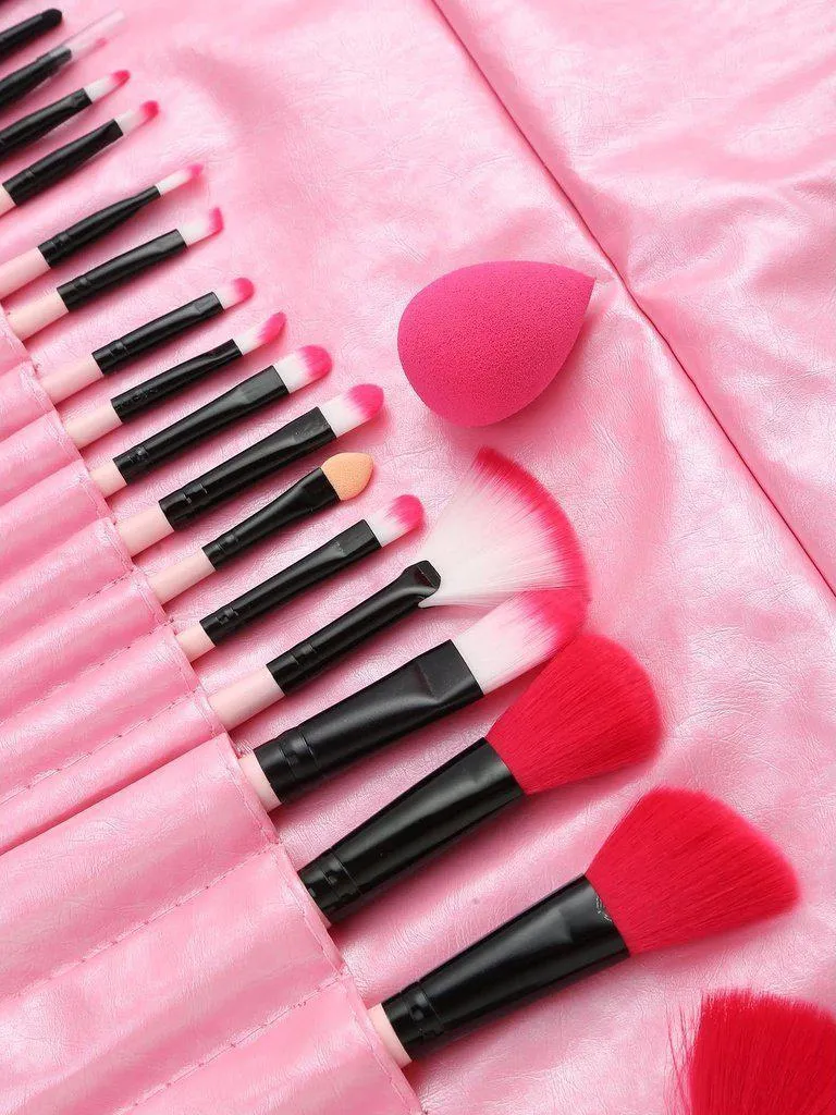 Professional Makeup Brush 24pcs With PU Bag