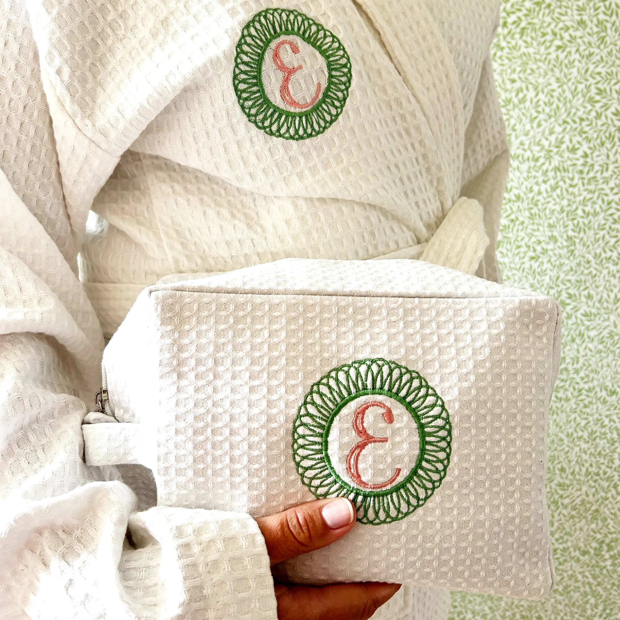 Quilted Personalised Bathrobe